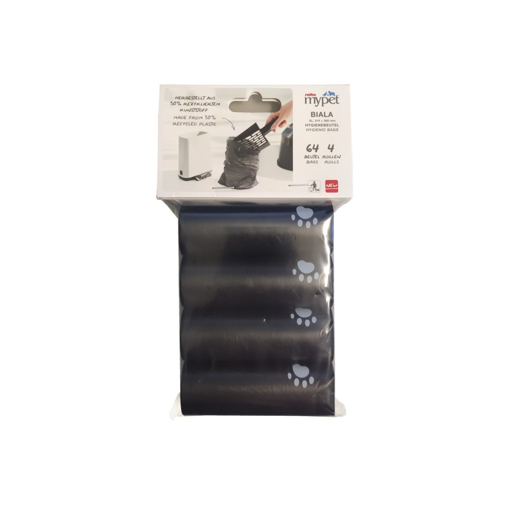 Rotho MyPet BIALA higieniczne worki - 4 rolki po 16 worków miniaturka