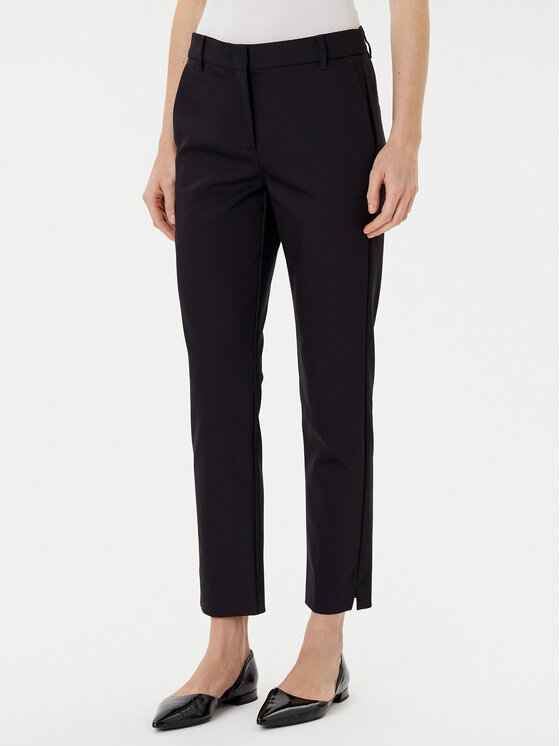 Marella Chinosy Abb 2523136031 Czarny Slim Fit