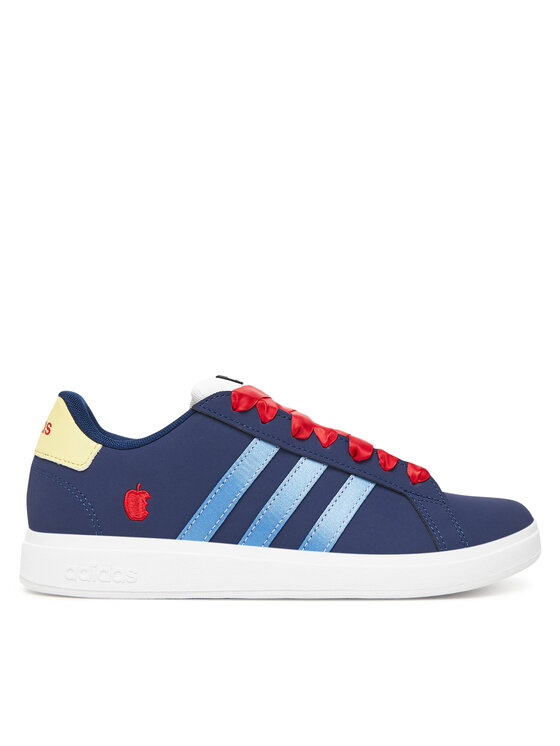 adidas Sneakersy Disney Snow White Grand Court 00s JQ6680 Granatowy