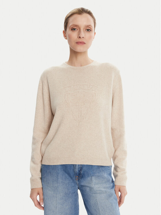 JOOP! Sweter 58 253KN58Kumo 30047489 Beżowy Loose Fit