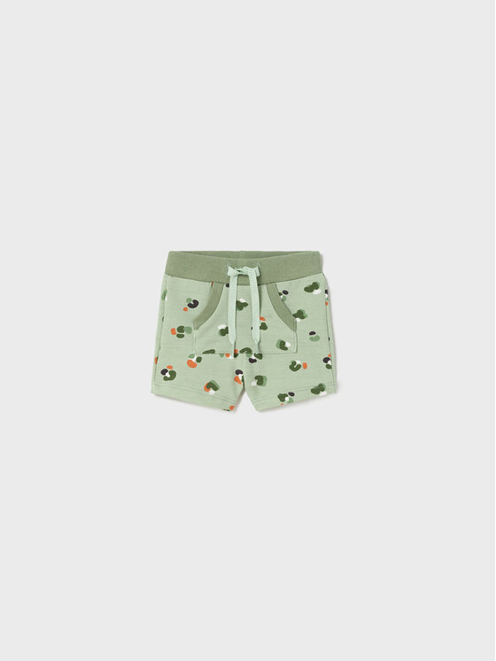 Mayoral Szorty sportowe 1260 Zielony Regular Fit