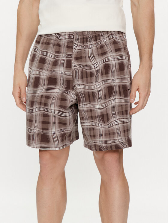 adidas Szorty sportowe Reveal Allover Print HM4949 Brązowy Regular Fit