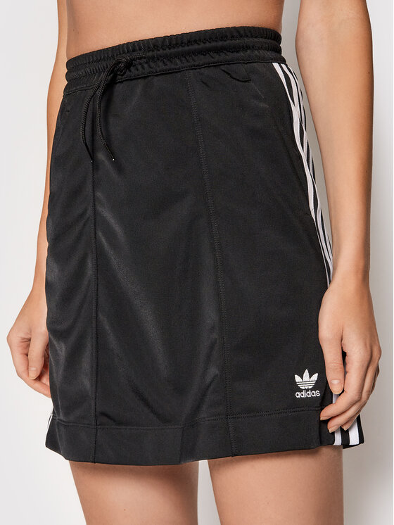 adidas Spódnica mini adicolor Classics Tricot H37774 Czarny Regular Fit