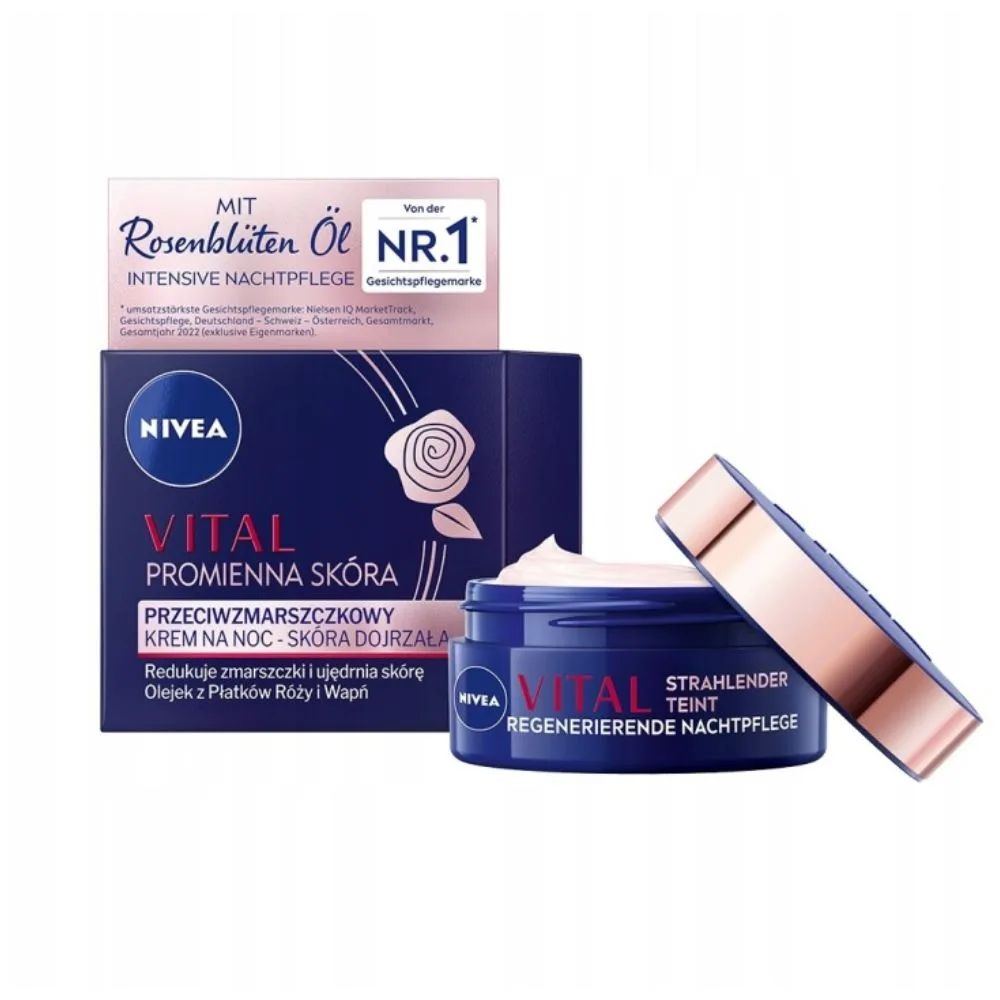 Nivea Vital Soja Anti-Age ujędrniający krem na noc 50ml