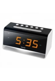 Zegar z budzikiem i nocnym światlem SDC 4400 LED