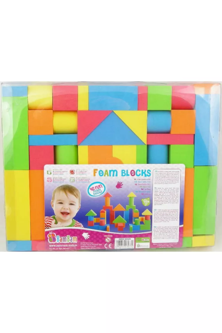  Klocki pianka 46 elementów BAM BAM 301694