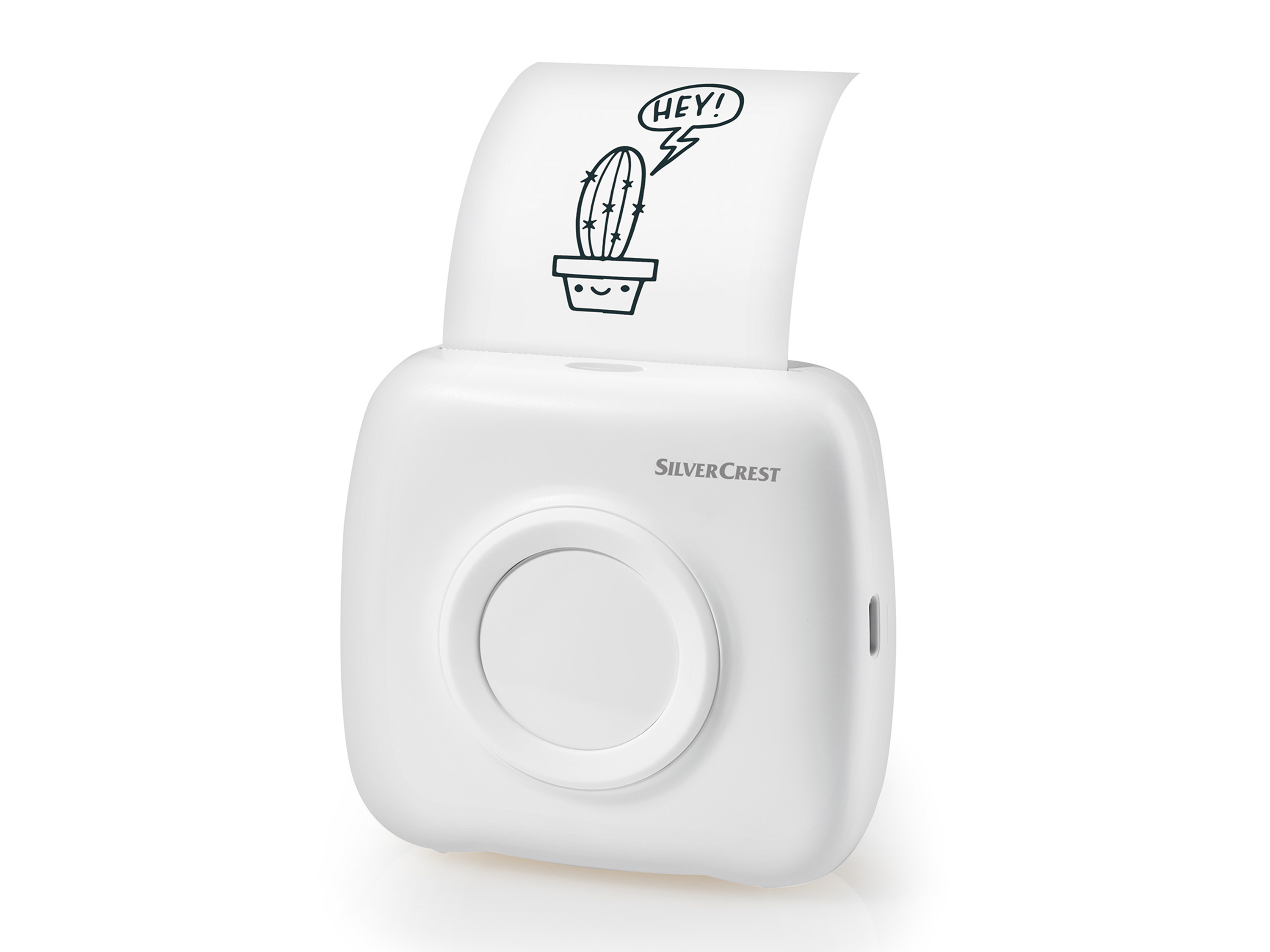 SILVERCREST® Minidrukarka kieszonkowa z rolką papieru