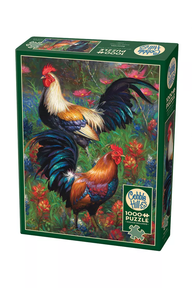 Puzzle 1000 el. Koguty