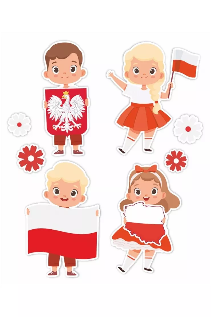 Dekoracje okienne dwustronne Patriotyczne 02