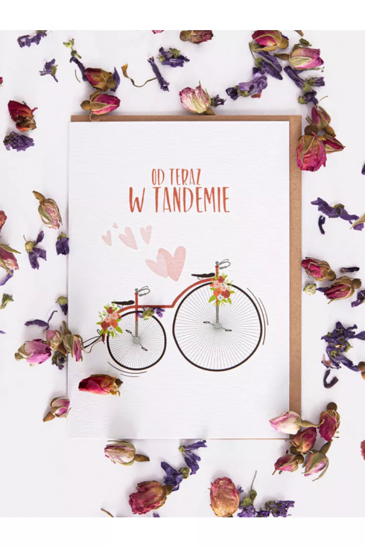 Kartka Od teraz w tandemie