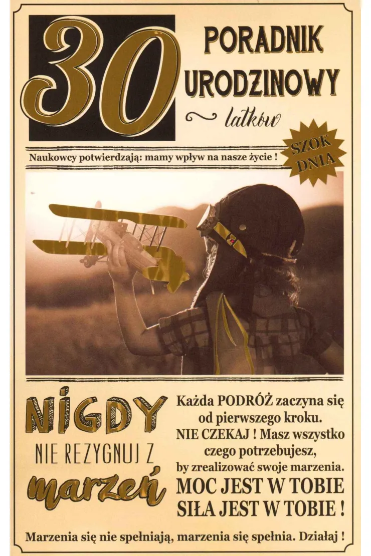 Kartka okolicznościowa Urodziny 30 U09