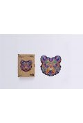 Puzzle drewniane eko 22 el. Brązowy niedźwiedź A4