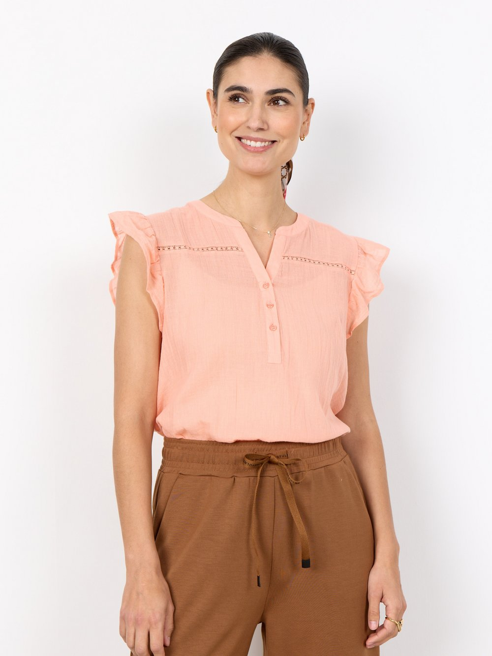 soyaconcept® Bluzka damska - SC-Fabiana Kobiety Bawełna (100%) różowy, L