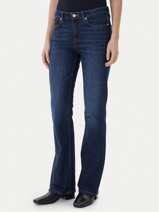 Tommy Hilfiger Jeansy WW0WW42490 Granatowy Bootcut Fit