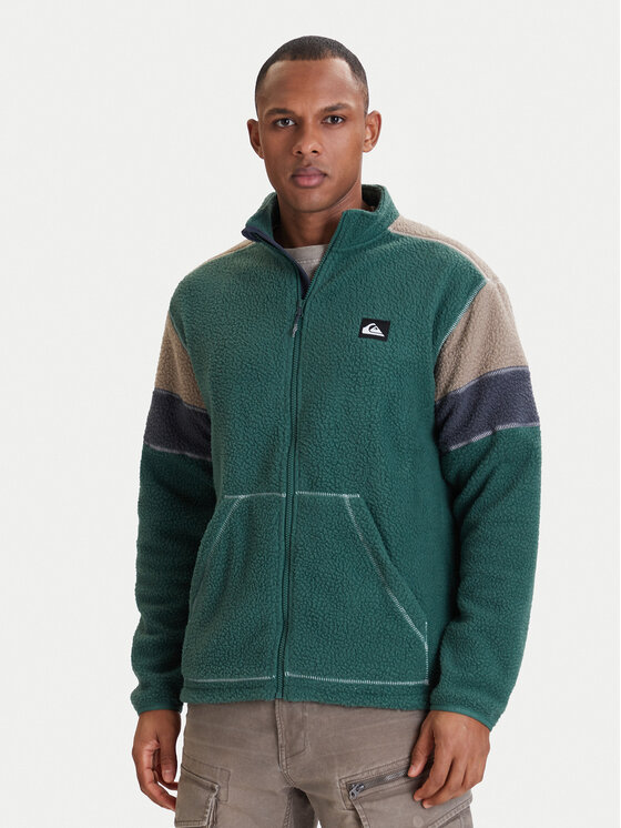 Quiksilver Polar Clean Coast Block EQYPF03065 Zielony Loose Fit