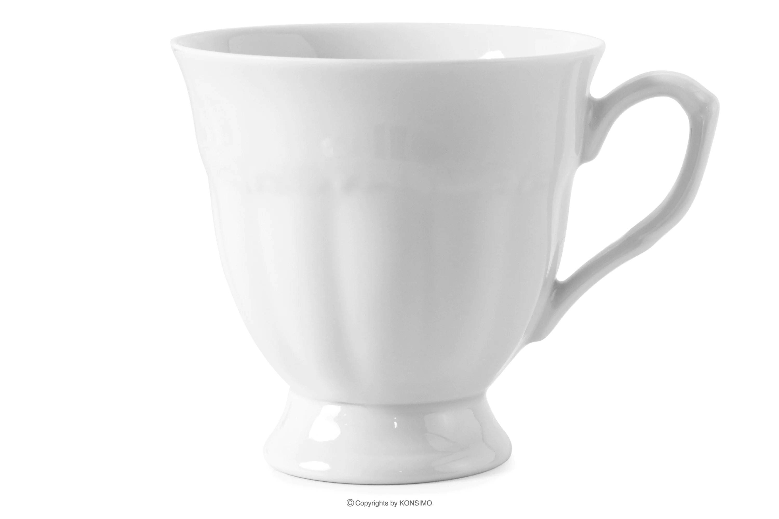 Filiżanka klasyczna z porcelany biały MARIA TERESA