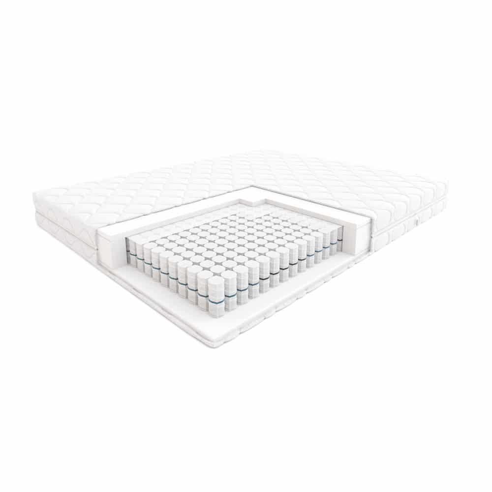 Materac Step Hilding 140x200 cm sprężynowy, H4 twardy