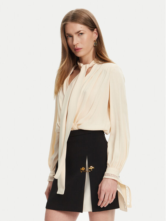 Elisabetta Franchi Body CB-006-51E2 Écru Regular Fit