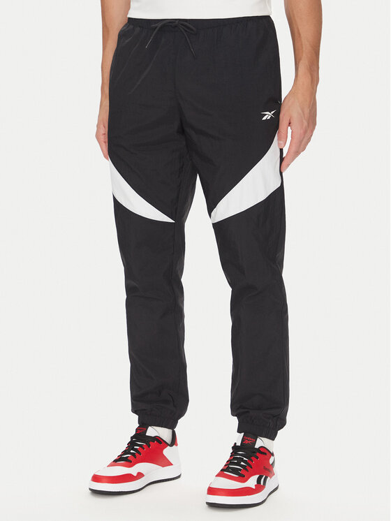 Reebok Spodnie dresowe 100223963 Czarny Regular Fit miniaturka