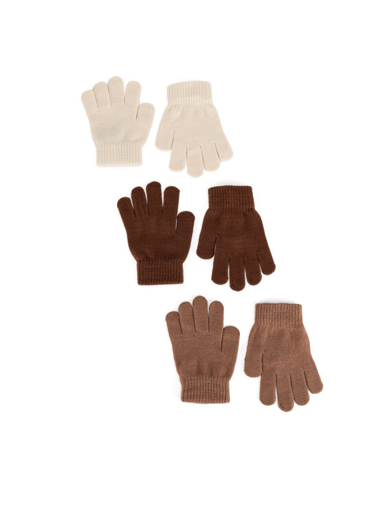 Action Boy Rękawiczki 8K6-001-AW24 (3-PACK) Brązowy miniaturka