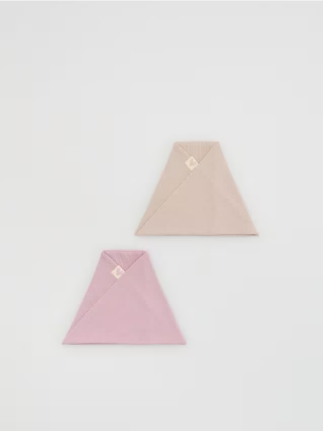 Reserved - Bawełniany komin 2 pack - wielobarwny