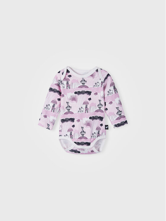 Reima Body dziecięce MOOMIN Charmerande 5200071A Różowy Regular Fit