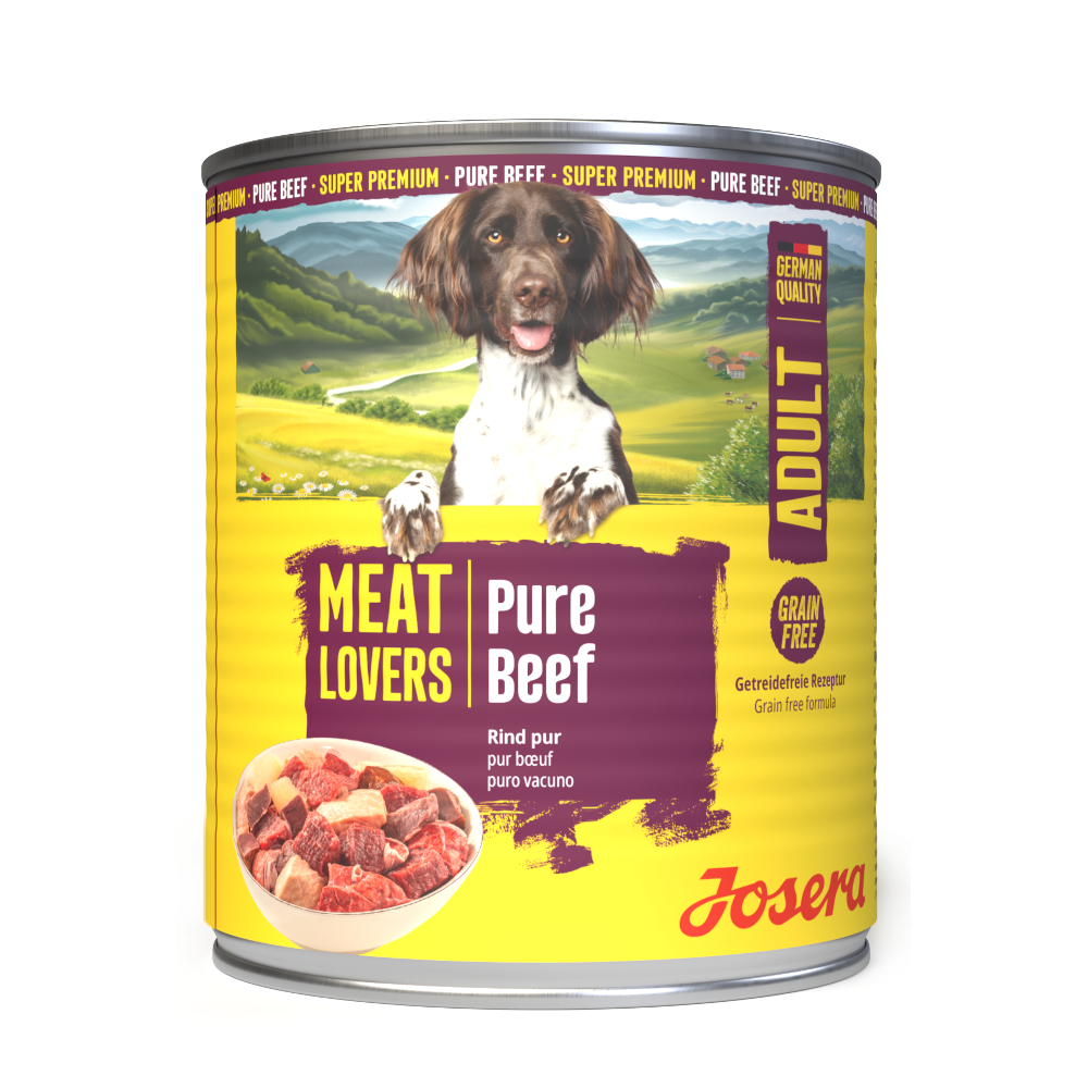 Josera Meatlovers Pure, 6 x 800 g - Wołowina (nowa szata graficzna)