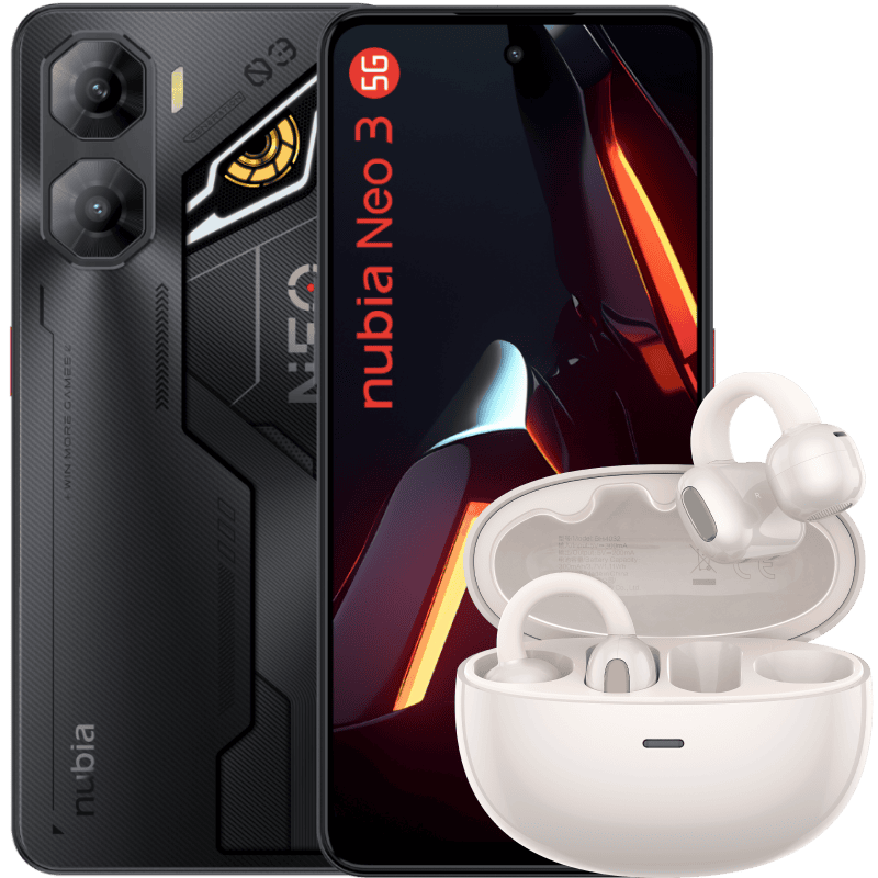 Nubia Neo 3 5G 8/256 GB + słuchawki Nubia LiveClip Czarny