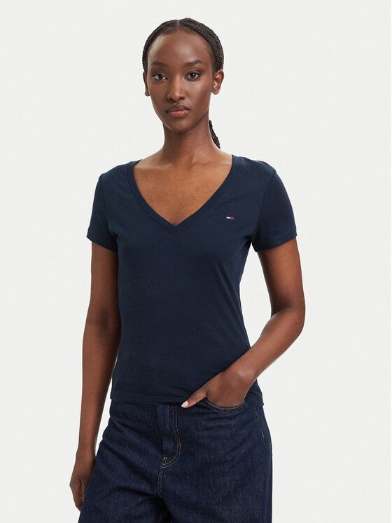 Tommy Jeans Komplet t-shirtów DW0DW23160 Kolorowy Slim Fit