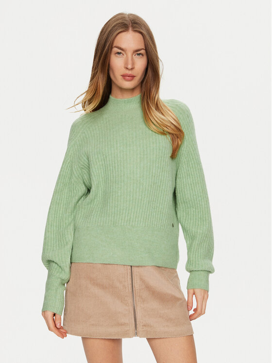 Pepe Jeans Sweter Irma Perkins PL702191 Zielony Regular Fit