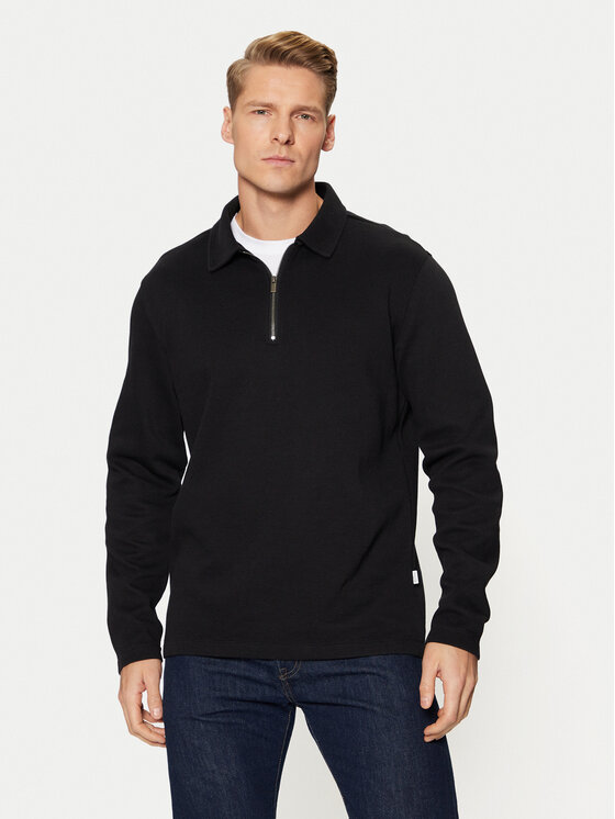 Selected Homme Polo 16095710 Czarny Regular Fit