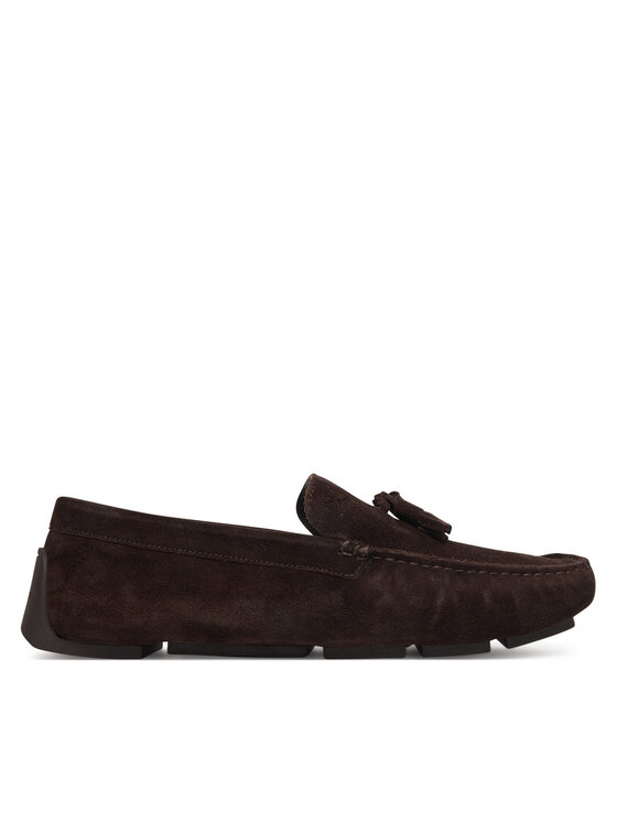 Calvin Klein Mokasyny Driver Tassels Su HM0HM02028 Brązowy