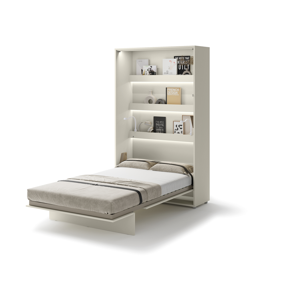 Półkotapczan pionowy BC-02 Bed Concept 120x200 cm Kaszmir lenart, półkotapczany lenart, meble lenart, bed concept, meble bed concept, półkotapczan, półkotapczan lenart, półkotapczny, łóżko w szafie, łóżko składane