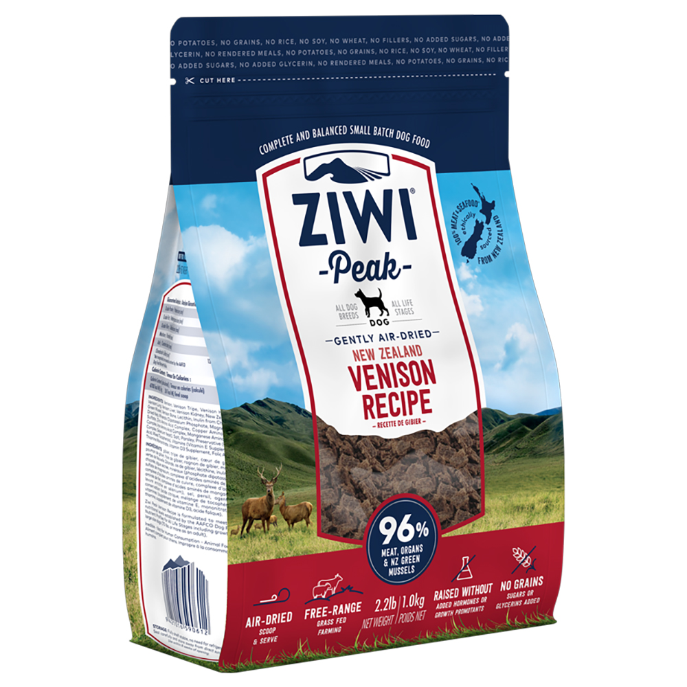 Ziwi Peak Air-Dried, karma suszona powietrzem, dziczyzna - 2 x 1 kg