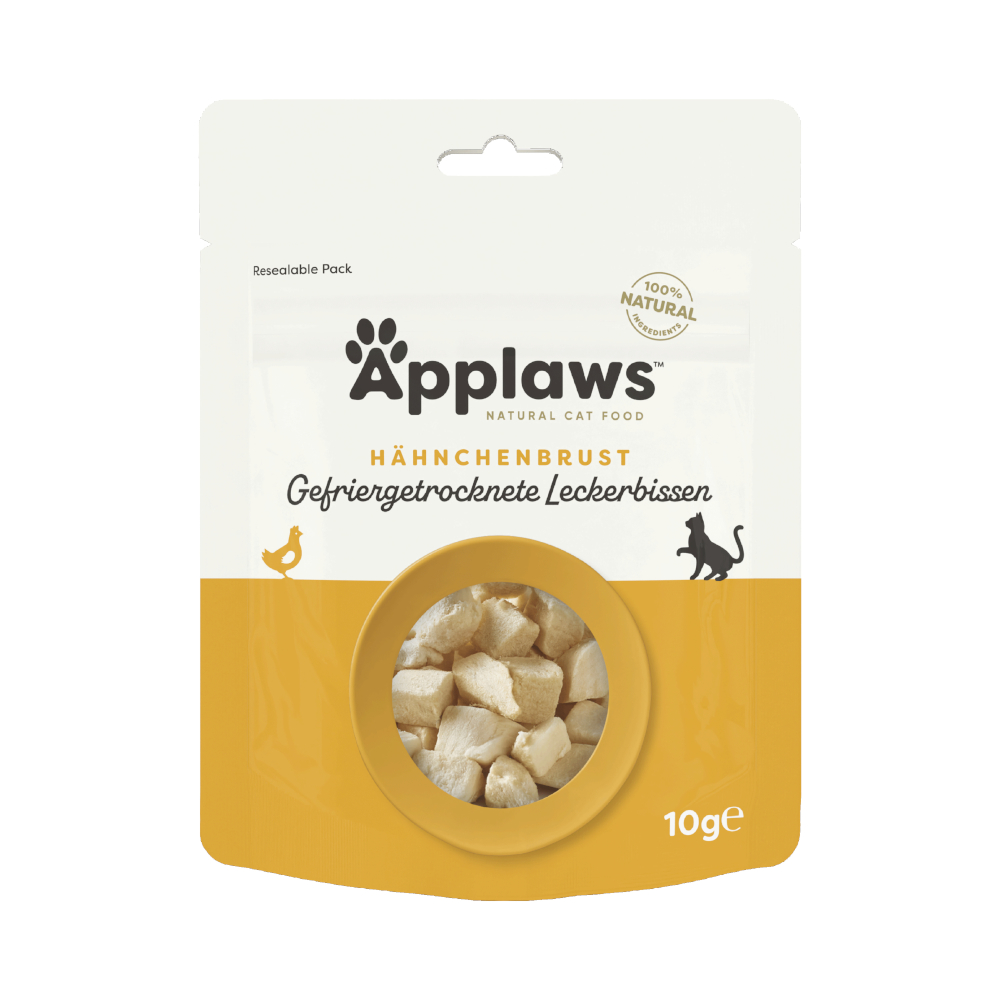 Applaws Cat Natural, liofilizowane przysmaki z piersi kurczaka - 10 g