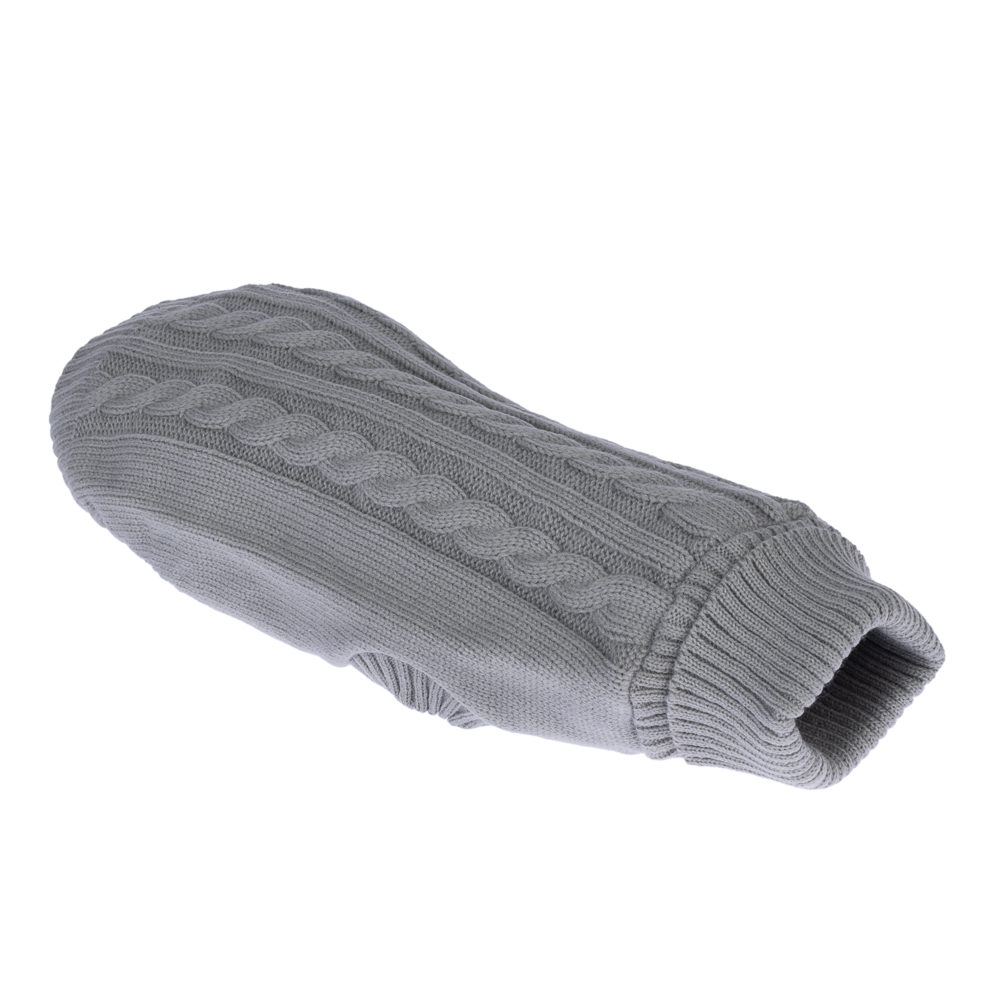 zooplus Basics sweter dla psa, szary - Dł. grzbietu ok. 35 cm miniaturka