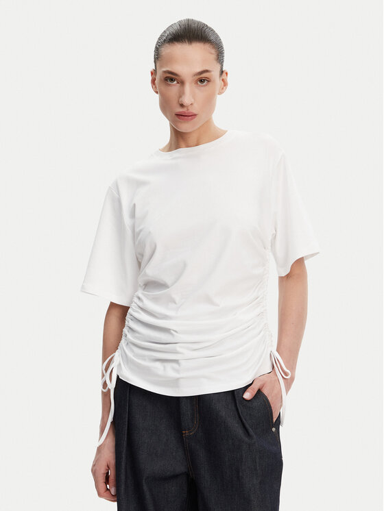 French Connection T-Shirt 76YAF Biały Regular Fit
