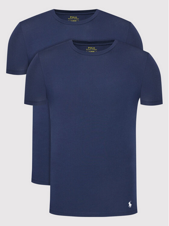 Polo Ralph Lauren Komplet t-shirtów Core Replen 714835960004 Granatowy Slim Fit