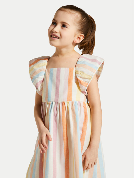 Coccodrillo Sukienka letnia WC4128301GPK Kolorowy Regular Fit