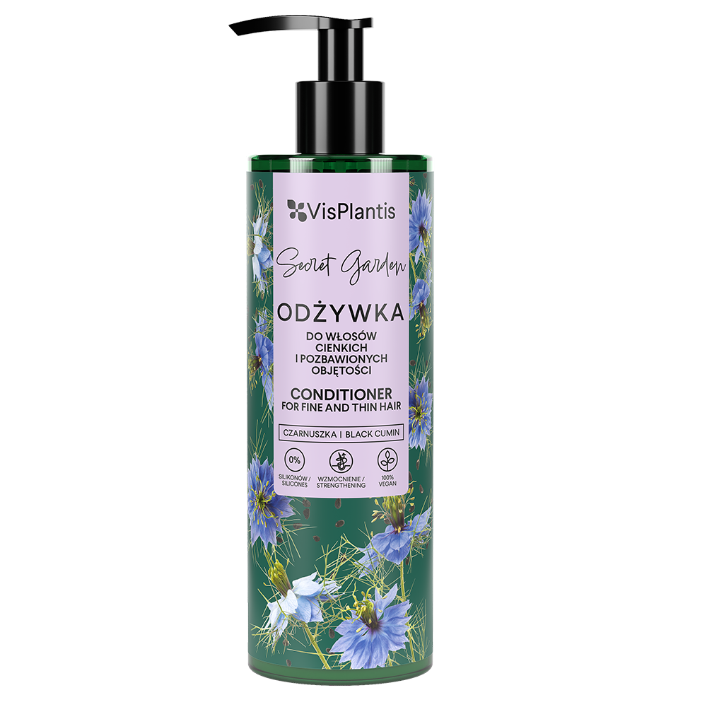 Vis Plantis Secret Garden Odżywka do włosów cienkich i pozbawionych objętości 400 ml