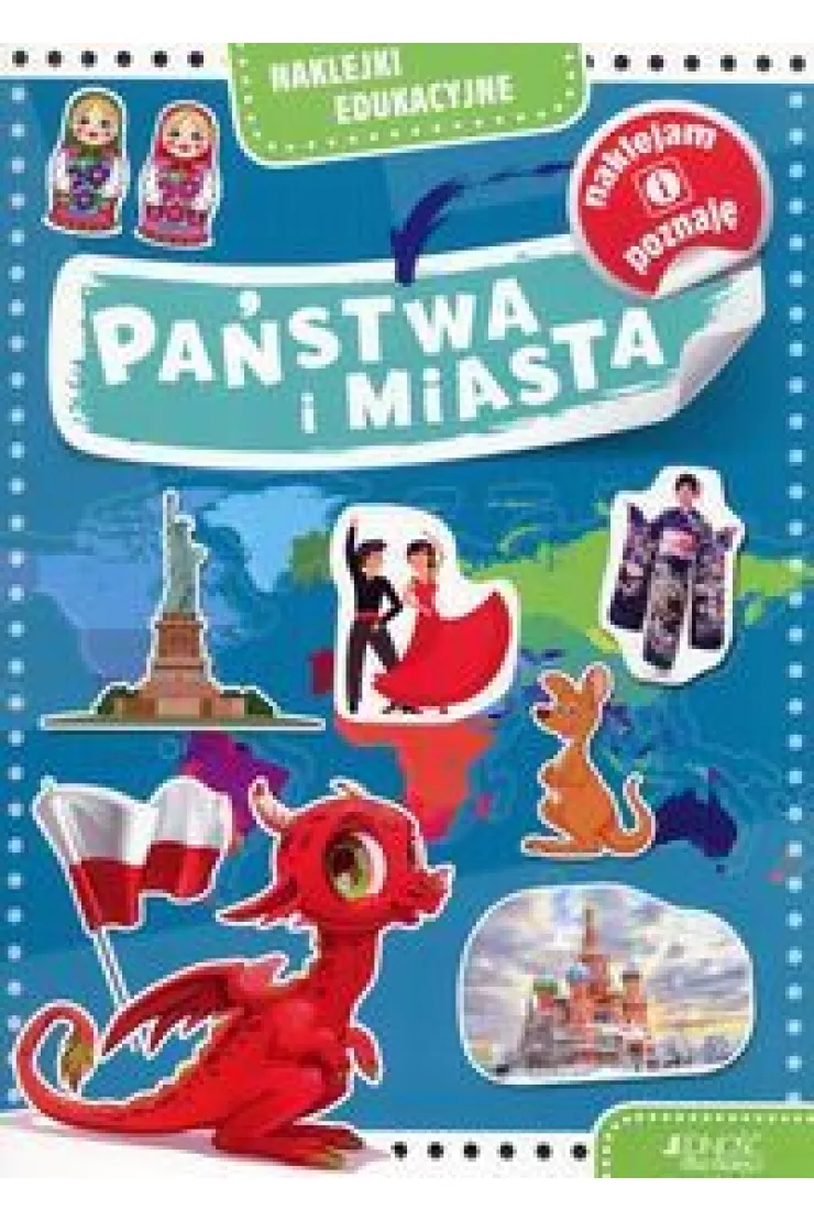 Naklejki edukacyjne. Państwa i miasta