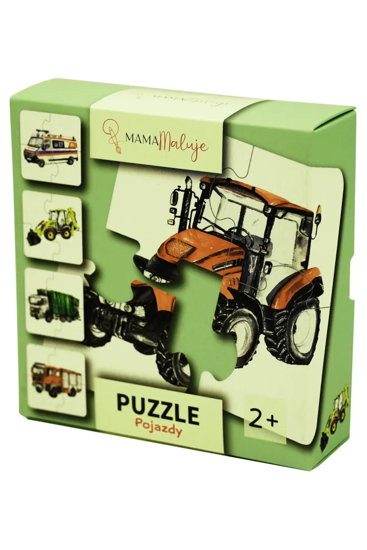 Puzzle 4 el. Pojazdy