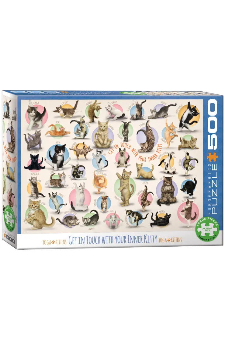 Puzzle 500 el. Joga kocięta