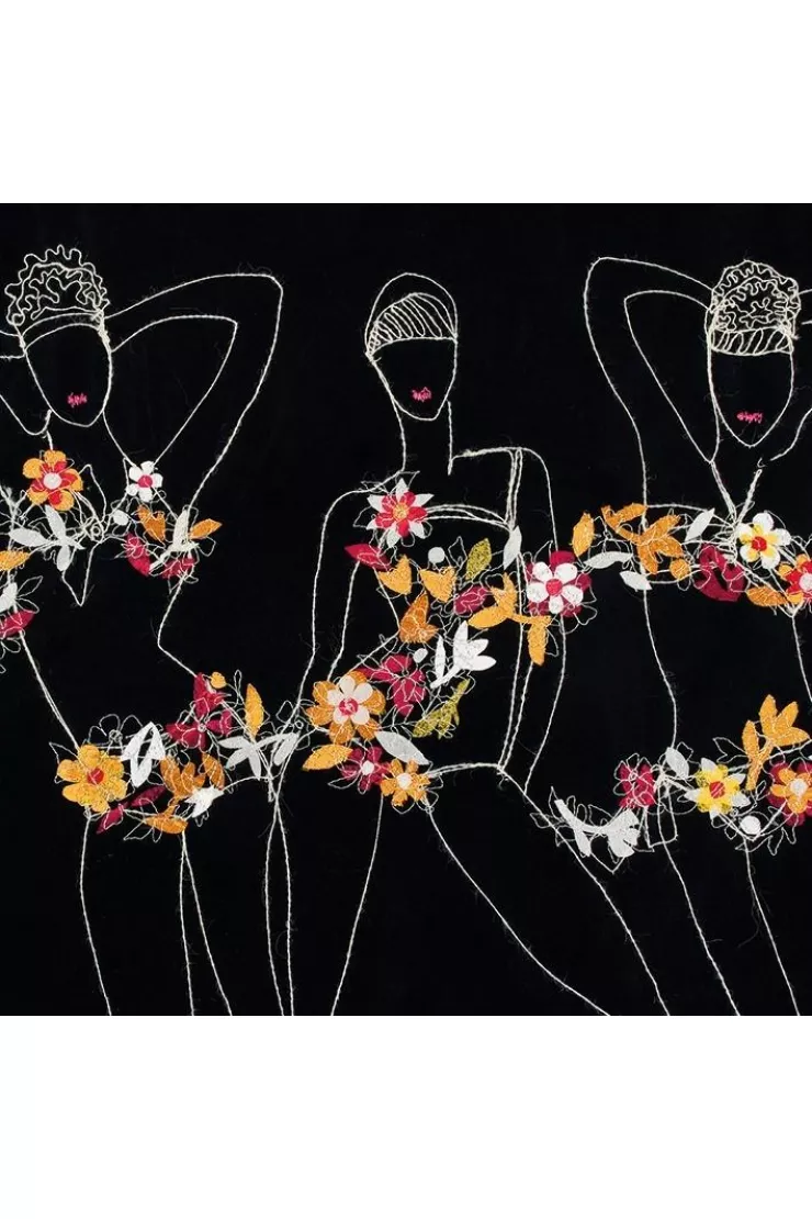 Karnet Flower Girls z kopertą