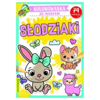 Słodziaki. Kolorowanka ze wzorem