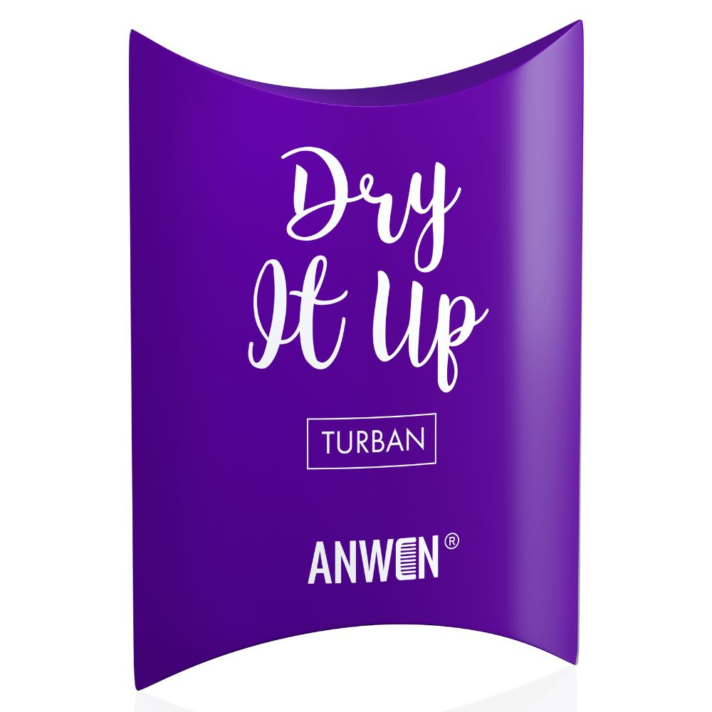 Anwen TURBAN DRY IT UP (FIOLETOWY)