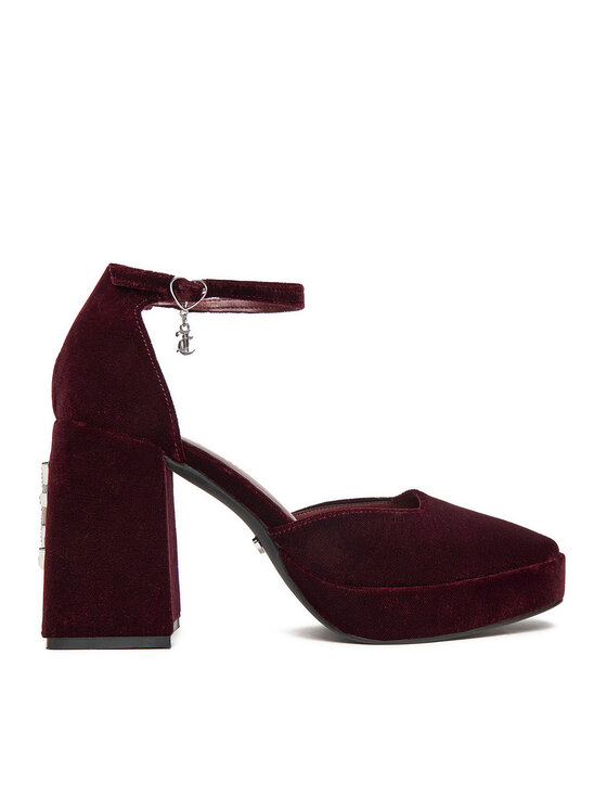 Juicy Couture Czółenka EO-W2SH59501A Bordowy