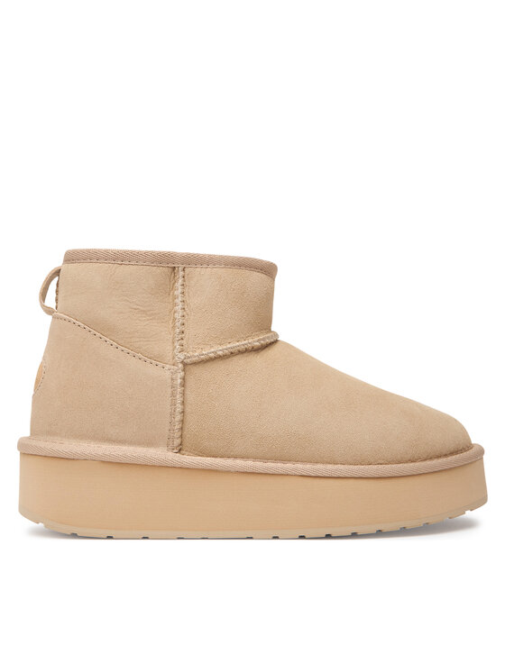 EMU Australia Śniegowce Stinger Micro Flatform 2.0 W13296 Beżowy