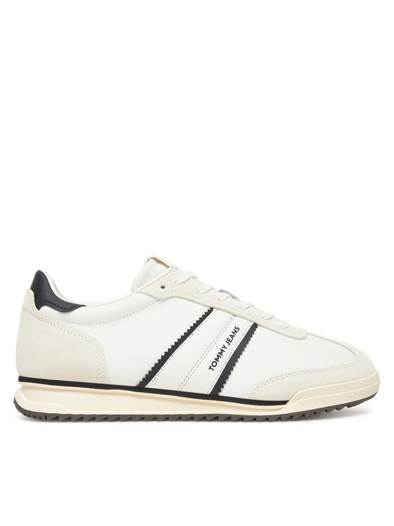 Tommy Jeans Sneakersy Tjm Retro Runner Cleated EM0EM01619 Biały