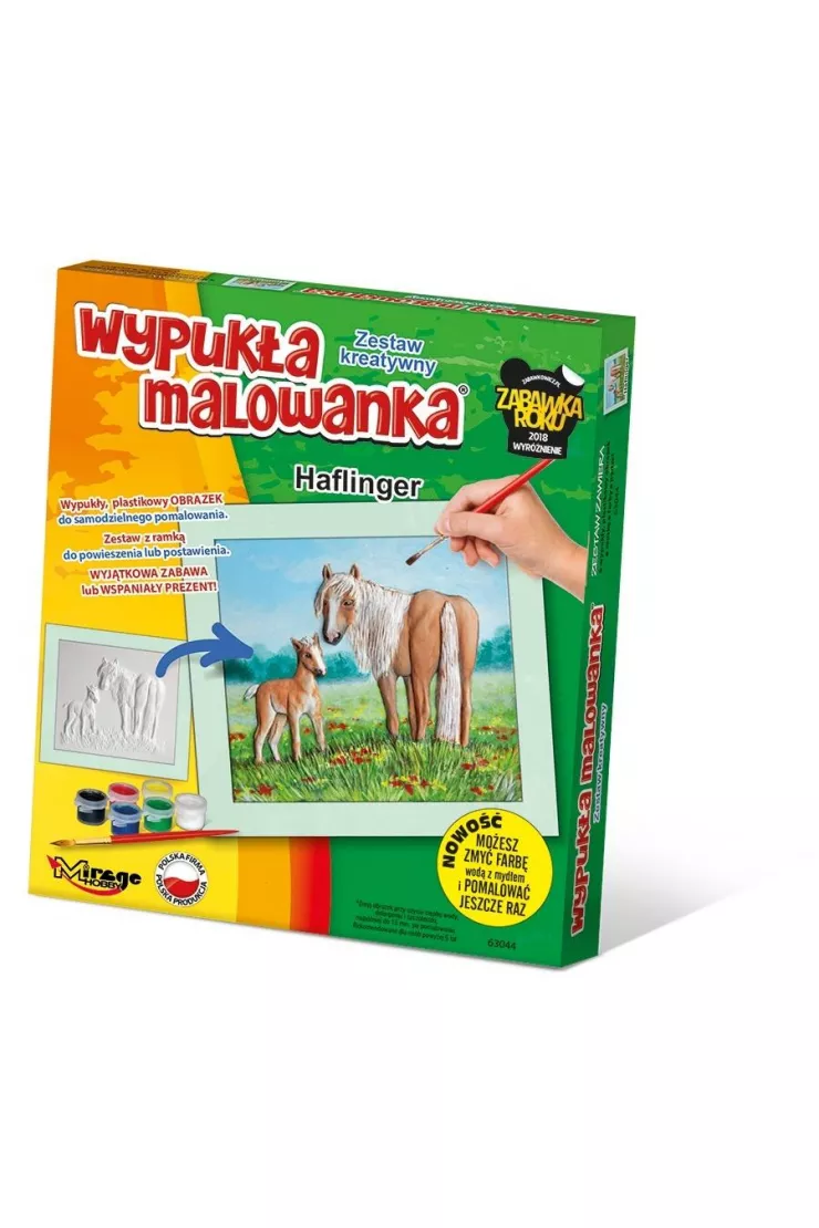 Wypukła malowanka Konie - Haflinger